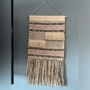 Macramé wall art